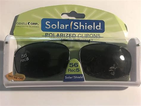 solar shield 56 rec m - solar shield polarized clipons.